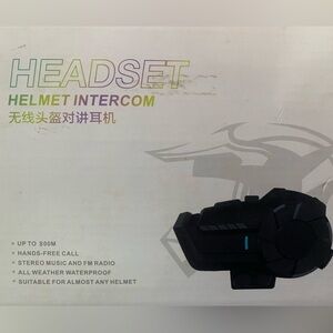 Motorcycle Helmet Headset Intercom